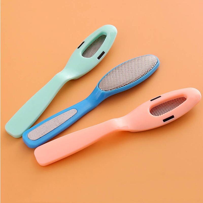 2pcs/set Random Color Hand Foot Feet File Exfoliating Scrub Rub Board Dead Skin Removal Calluses Remover Pedicure Foot Care Tool
