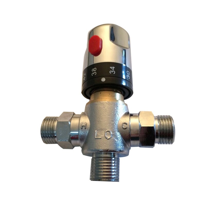 Termostatisk blandeventil brusebad reguleringsventil vandtemperaturreguleringsventil 1/2 "ventil: Rz3080-b2