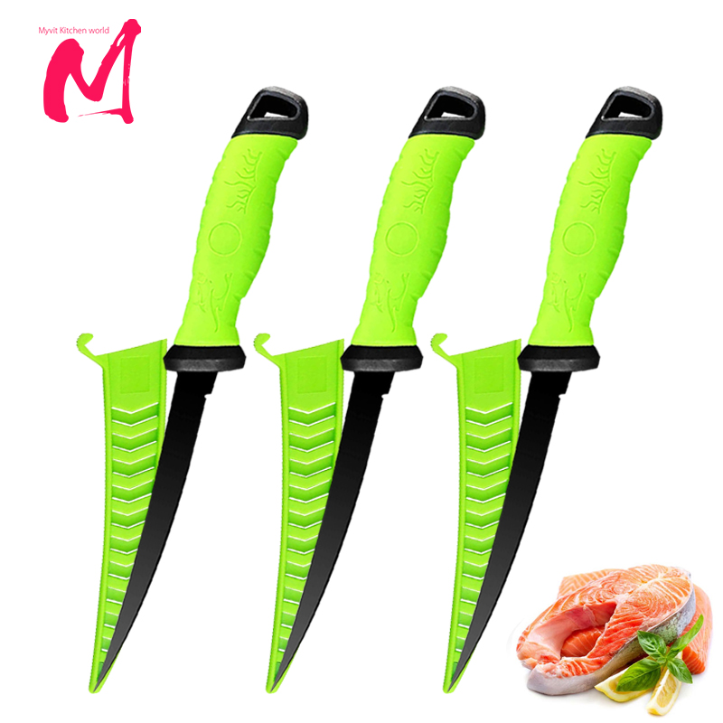 Stainless steel kitchen knife, fishing knife, fillet knife, boning knife, meat cleaver, butcher knife, fruit cutter, fish cutter