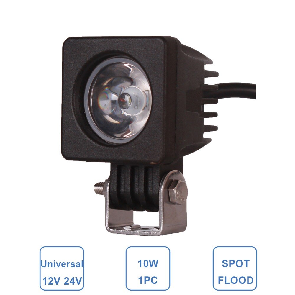 10W LED Work Light Car Auto SUV ATV AWD 4X4 Offroad Driving Fog Lamp Motorcycle Truck Reverse Backup 12V 24V Parking Spotlight