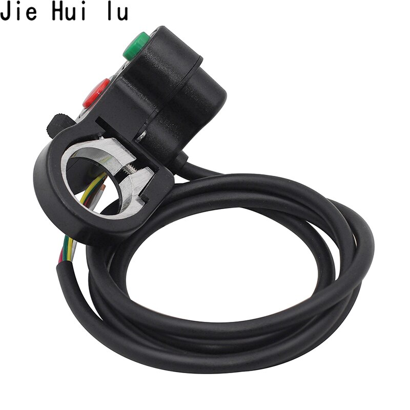 Motorfiets Switches Elektrische Fiets Scooter Licht Richtingaanwijzer &amp; Claxon Op/Off Knop W/Rood Groene Knoppen 22Mm Dia Stuur