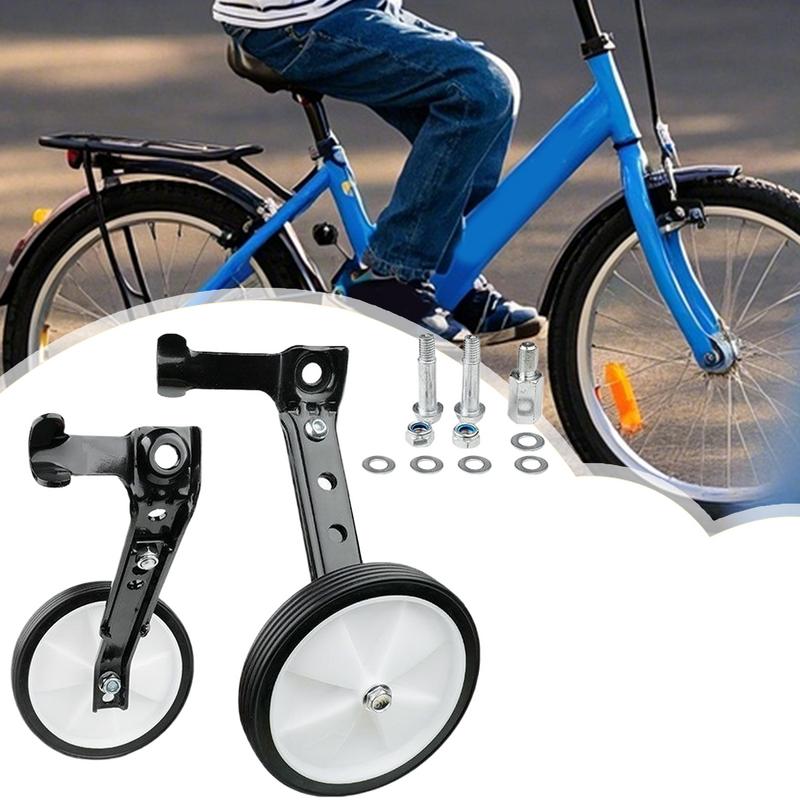 Stödhjul för cykel kraftig cykelstabilisator cykelinlärningshjälpmedel cykeltillbehör för pojkar flickor småbarn vuxna