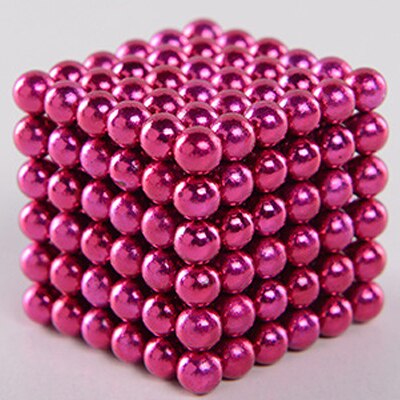 Anti-Stress Giocattoli Per Adulti Infinity Cubo Antistress Definito 5mm216 PCs Variabile BuckBalls Multi-color FAI DA TE Giocattoli: pink