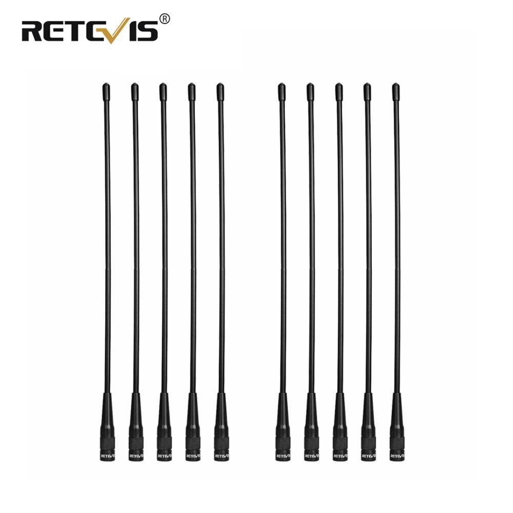 10 stücke Retevis RHD-771 Antenne SMA-M VHF UHF Walkie Talkie Antenne Für Yaesu Retevis RT3S RT3 RT1RT81 Für TYT MD-380