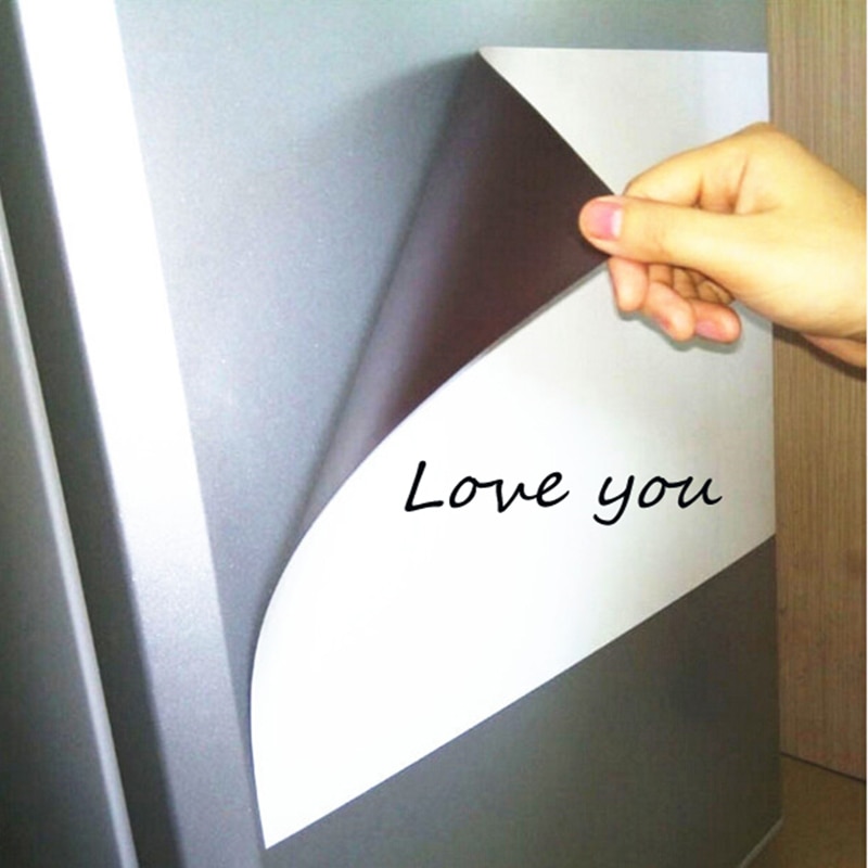 Magnet whiteboard A4 soft magnetic board, Dry Erase drawing and recording board For Fridge Refrigerator with Free gif