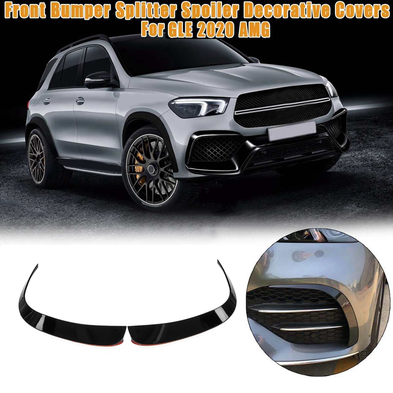 NewCar Front Bumper Splitter Spoilers Canard Air Knife Surround Trim for Mercedes-Benz GLE AMG Side Decorative Cover