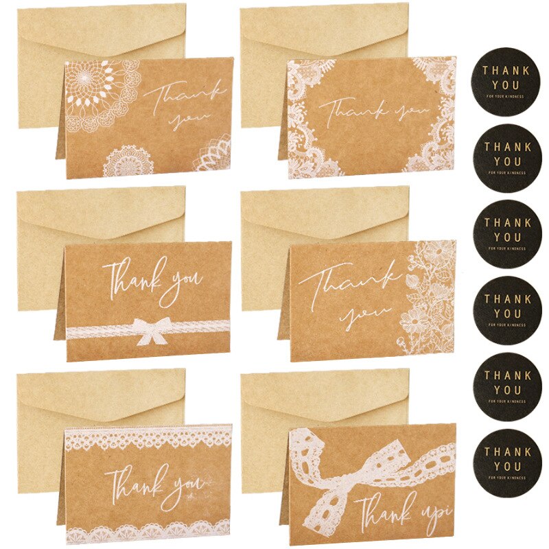 6 sæt blomsterkaktus tak gfit bryllupsfest invitation med konvolutter klistermærker tomme inde i postkort foldet lykønskningskort: 5