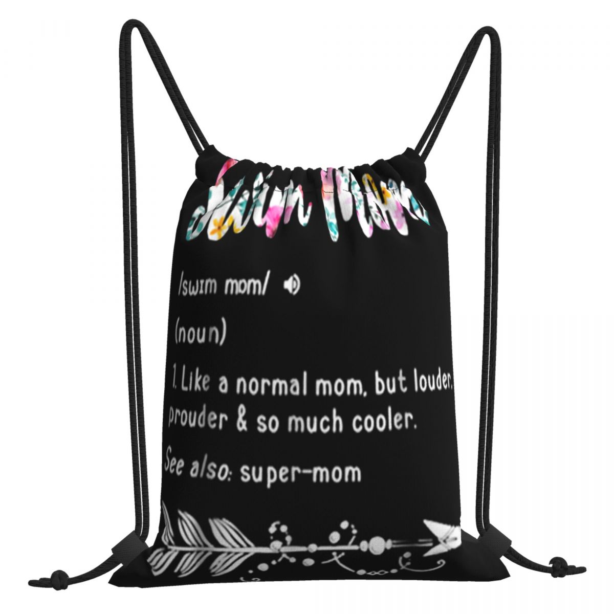 Awesome Swim Mom 8211 Moeder Definition Moeders Dag Hipster Originele Boerderij Tops Tassen Rugzak Tas