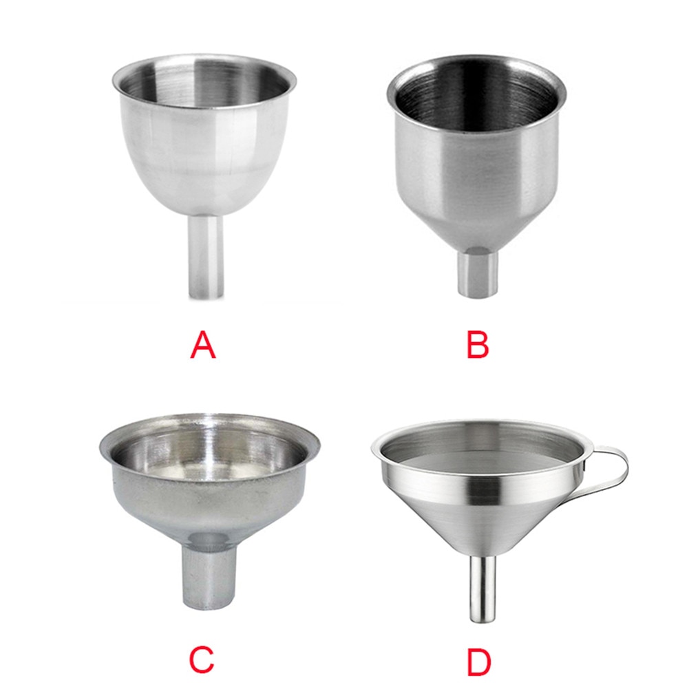 Mini Stainless Steel Bar Wine Flask Funnel Small Mouth Funnels for Filling Hip Flask Beer Liquid Bar Tools