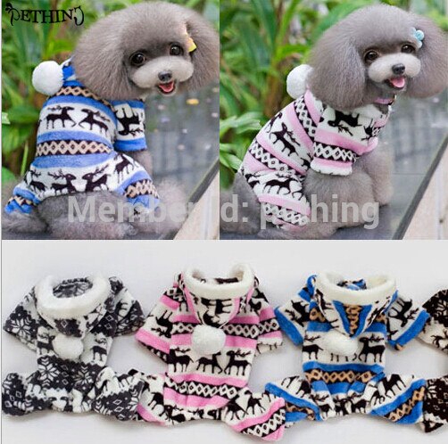 Hond Warme Kleding Hond Jumpsuits Hoodie Hond Jumpsuits Hond Winter Kleding Zachte Puppy Jas Hoodie Diverse Maten Supply