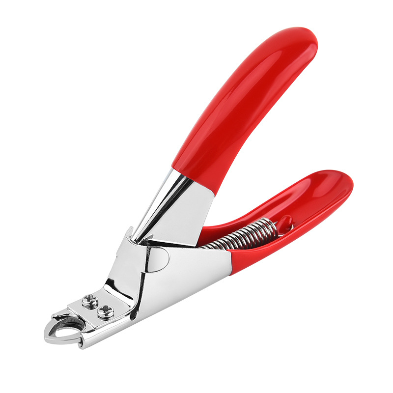 Cortaúñas para mascotas, tijeras de acero inoxidable para cortar los dedos de los pies, herramienta de aseo para perro, cachorro, gato, gatito, conejo, pájaro, hámster, 1 ud.: Red