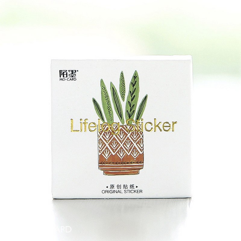 45 pcs/lot Cactus plant mini paper sticker package DIY diary decoration sticker album scrapbooking