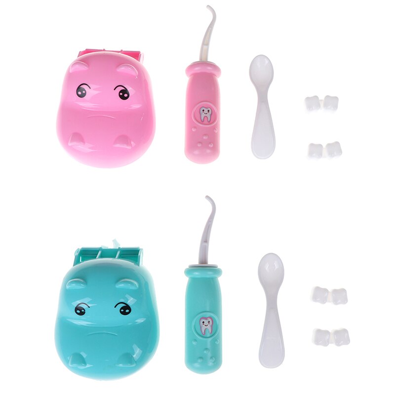1Set Tandarts Controleren Tanden Model Set Medische Kit Educatief Rollenspel Simulatie Learing Speelgoed Voor Kinderen Kids Pretend Play speelgoed