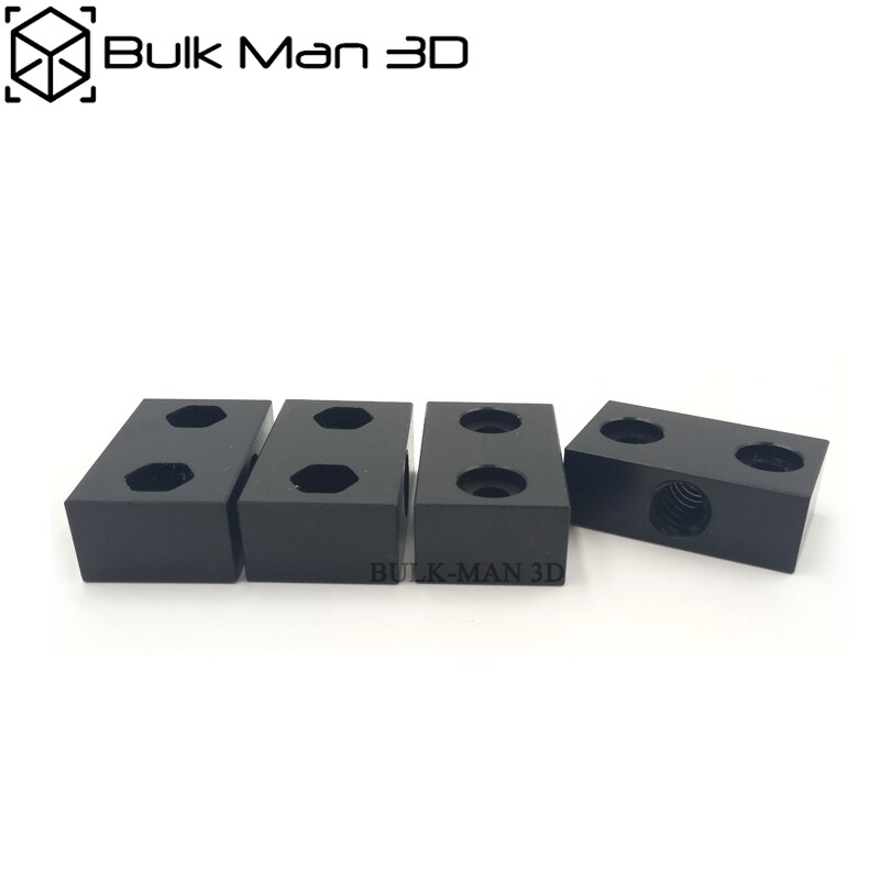 3D Printer POM ACME Nut Block for 8mm Metric Acme Lead Screw 8mm Thread Rod Trapezoidal Metric Acme Tap T8 -5pcs