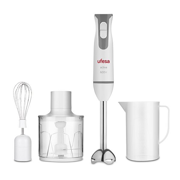Ufesa BP4552 licuadora Batidora de vaso Gris, Blanco 600 W