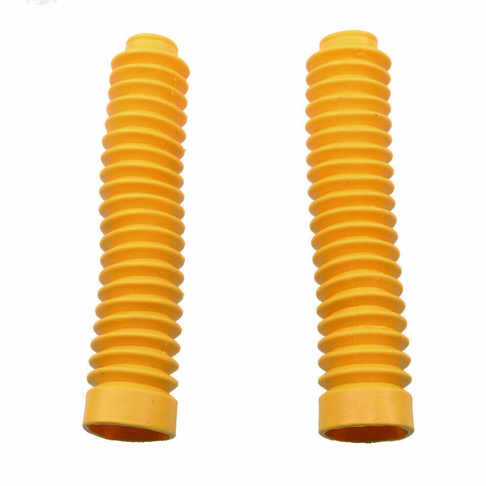 Moto moto de cross Amortiguador delantero amarillo 30mm horquilla de goma cubierta de la chaqueta de polvo de arranque