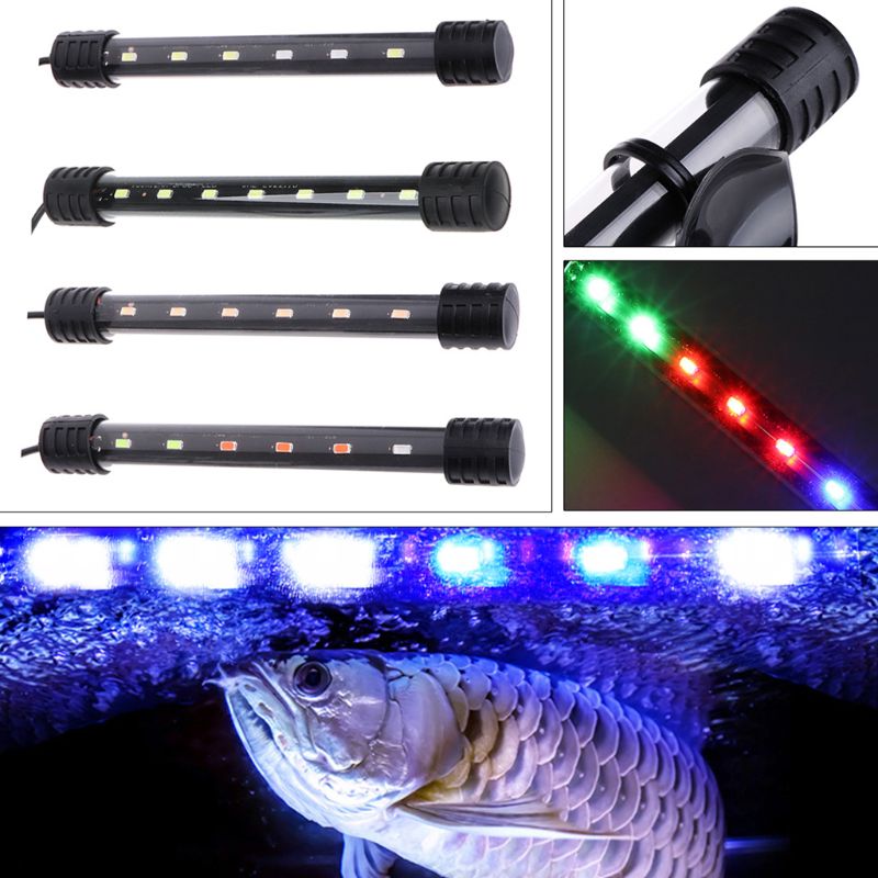 3.5W Submersible Waterproof Aquarium Fish Tank LED Light Bar Lamp Strip EU Plug GXMA