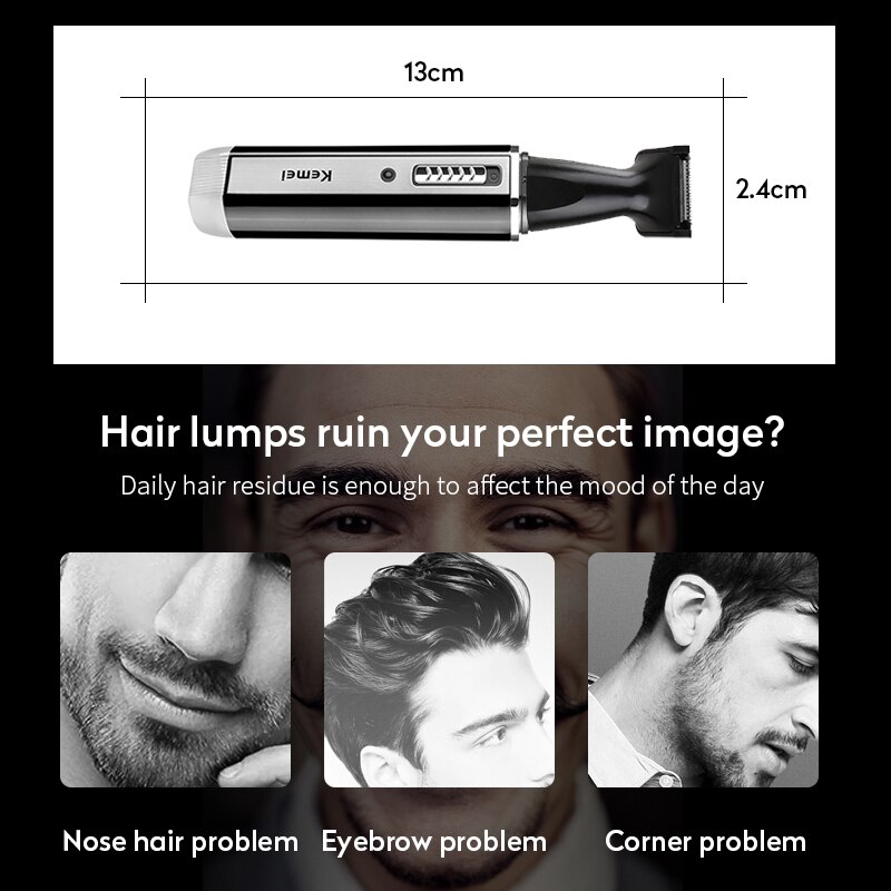 Kemei 4 in 1 elektrische nase ohr augenbrauen haar Trimmer haar Haarschneidemaschine haar schneiden maschine Bart Trimmer für männer und damen