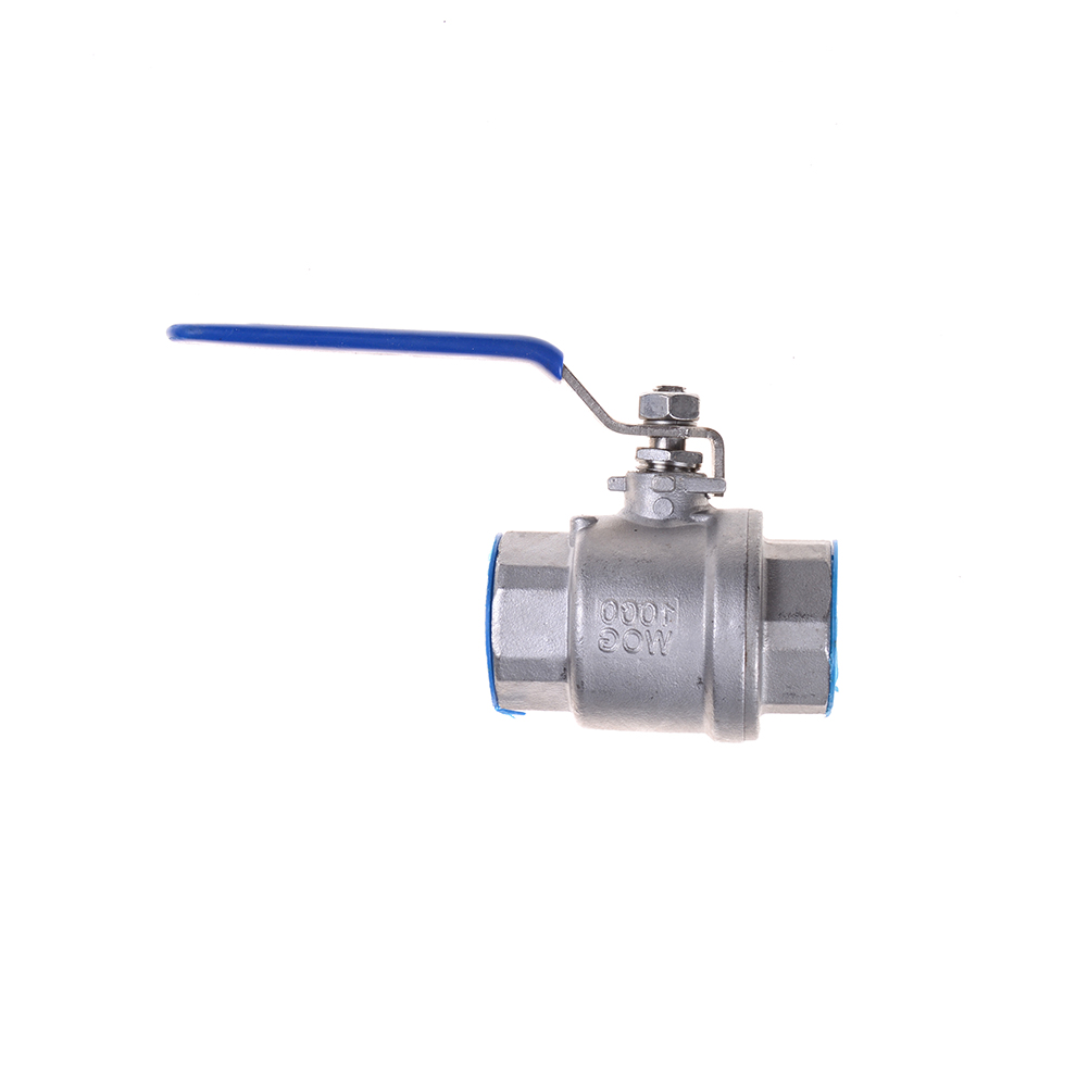 1/2'' Ball Valve Full Port Plumbing Fixing Female NPT Threaded SS 304 Stainless Steel Vinyl Handle WOG1000