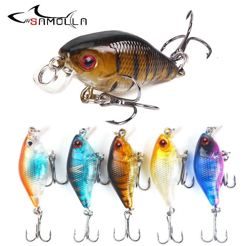 Crankbait Wędkarstwo wabik głaz małe ciężary 4 cm/4.6g Mino twarda przynęta Isca sztuczne Articulos De Pesca Whopper fałszywe przynęty na ryby