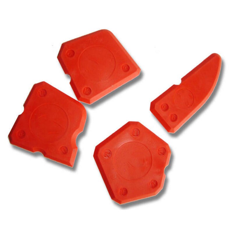 4 Stuks Schraper Tool Kit Window Deur Siliconenkit Spreader Spatel Schraper Cement Kalefateren Removal Tool Kit Remover Tool