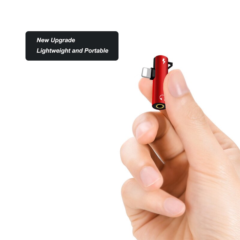 Adapter oplaad- en headsetaansluiting voor mobiele iphone converter oortelefoon oplaadsplitter voor iphone 11 12 pro xs