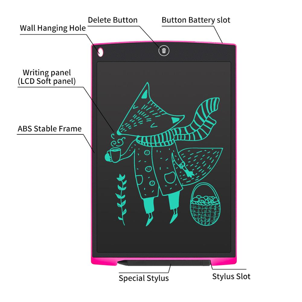 12" LCD Writing Tablet Digital Drawing Tablet with pen Handwriting Pads Portable Electronic Tablet Board ultra-thin Board