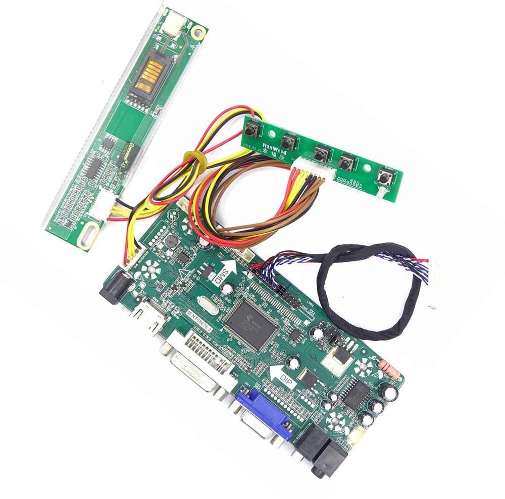Kit for LTN154X3-L01/L02/L03/L04/L05/L06/L09/L0A/L0B/L0D HDMI+DVI+VGA LCD Panel Controller Board 1280x800 30pin M.NT68676 Audio