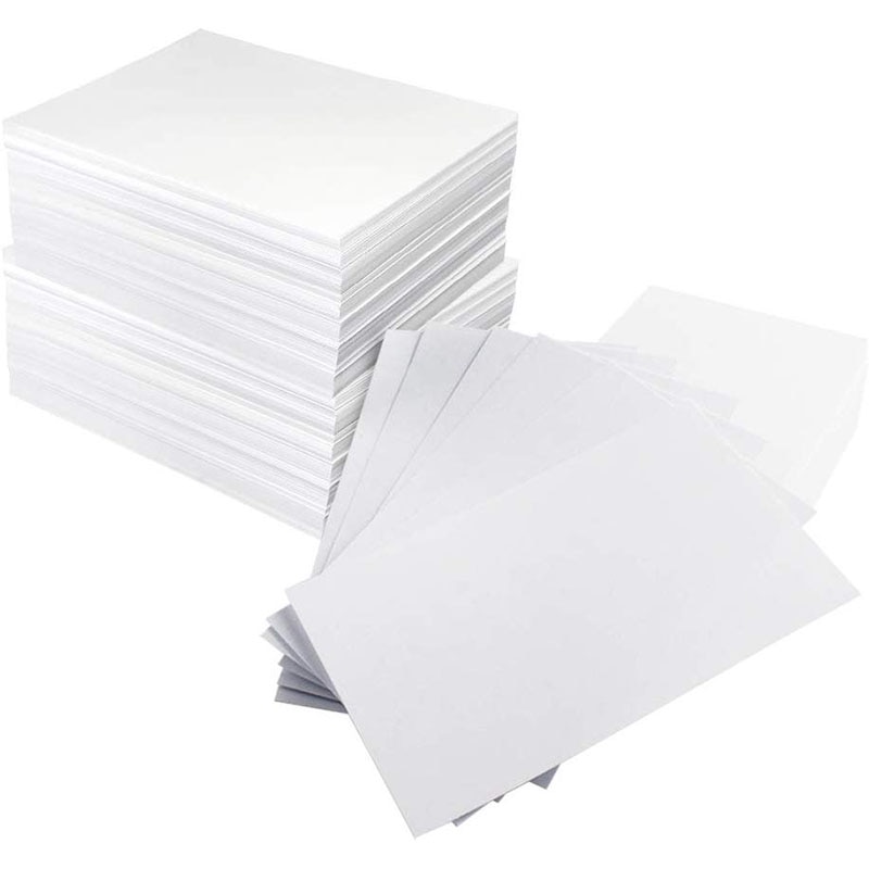 Business Card Paper 500-Count Index Cards Paper Blank Playing Paper Cards Name Cards Paper (White)