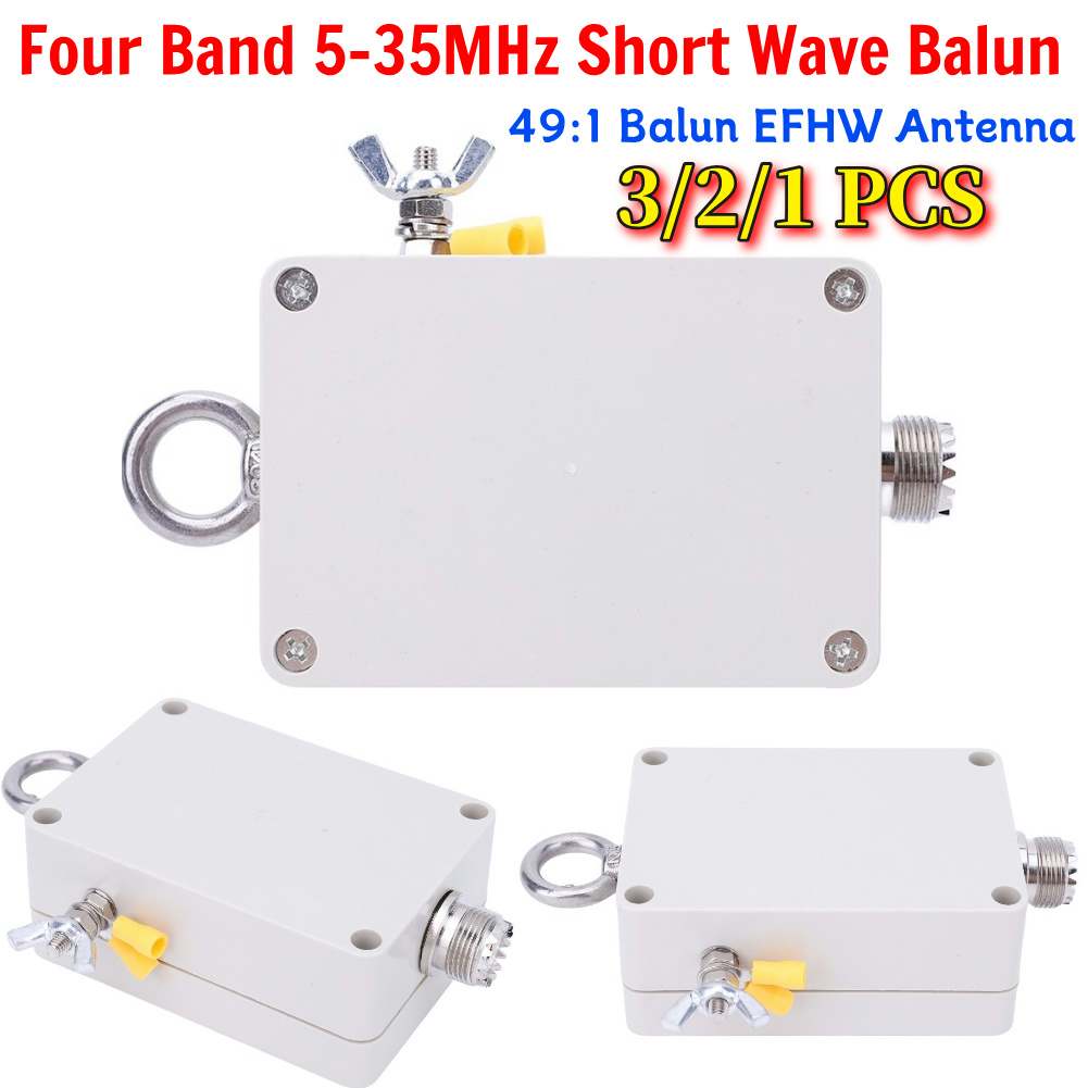 49:1 Balun Kurzwellen-Balun 100 W HAM HF-Antenne Vierband 5–35 MHz End-Befütterte Halbwellenantenne Amateurfunk-Balun für HF-Kurzwelle
