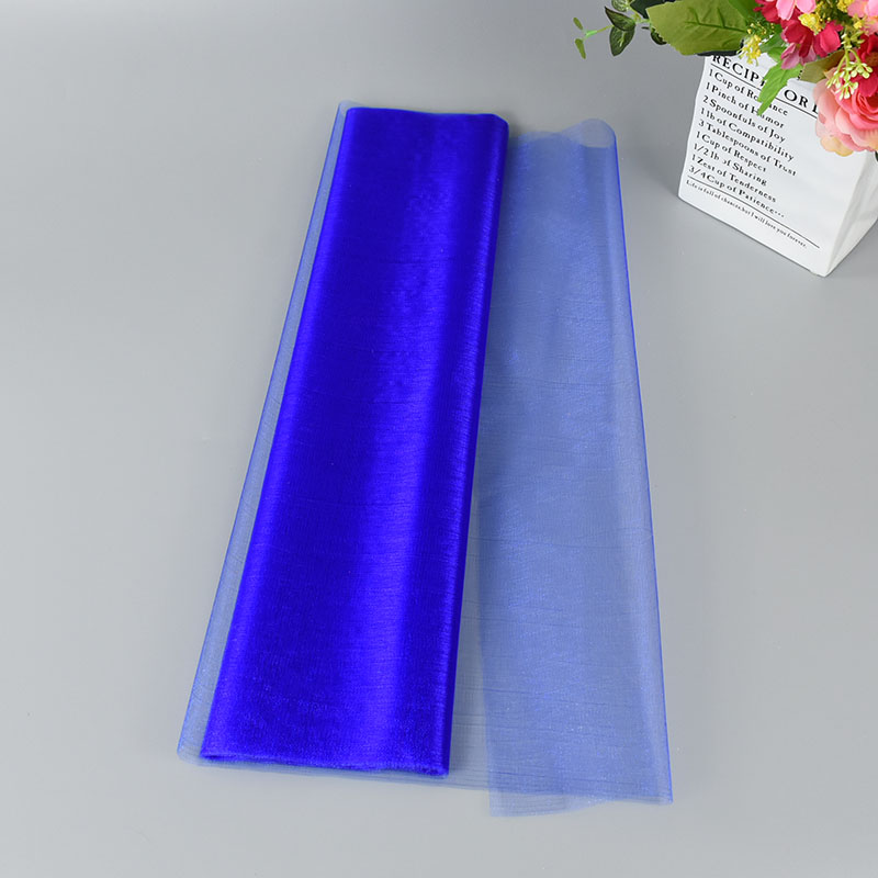 Rollo de tul para decoración de boda, tela transparente de Organza de cristal para fondo de de cumpleaños, fajas para silla de boda, hilo decorativo, 5/10m: L / Gris oscuro