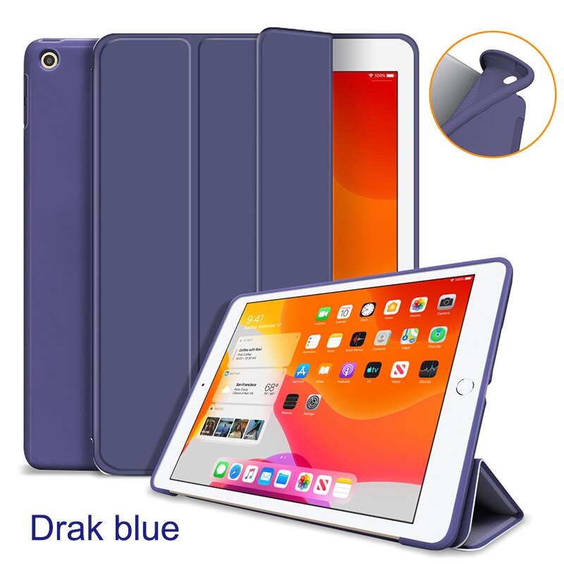 Tablet soft Case For Huawei MatePad T10S 10.1"AGS3-L09/AGS3-W09 Silicon Gel Case for MatePad T10 9.7"AGR-L09/AGR-W09 case: darkblue / For T10 9.7 inch