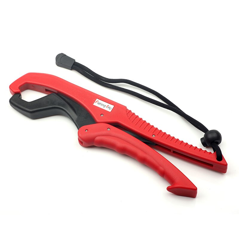 Rompin-Alicates de Pesca flotante de plástico ABS, 9 pulgadas, control de peces, soporte para Pesca, bajo, herramientas de pinza, 1 Uds.: 9 inch Red