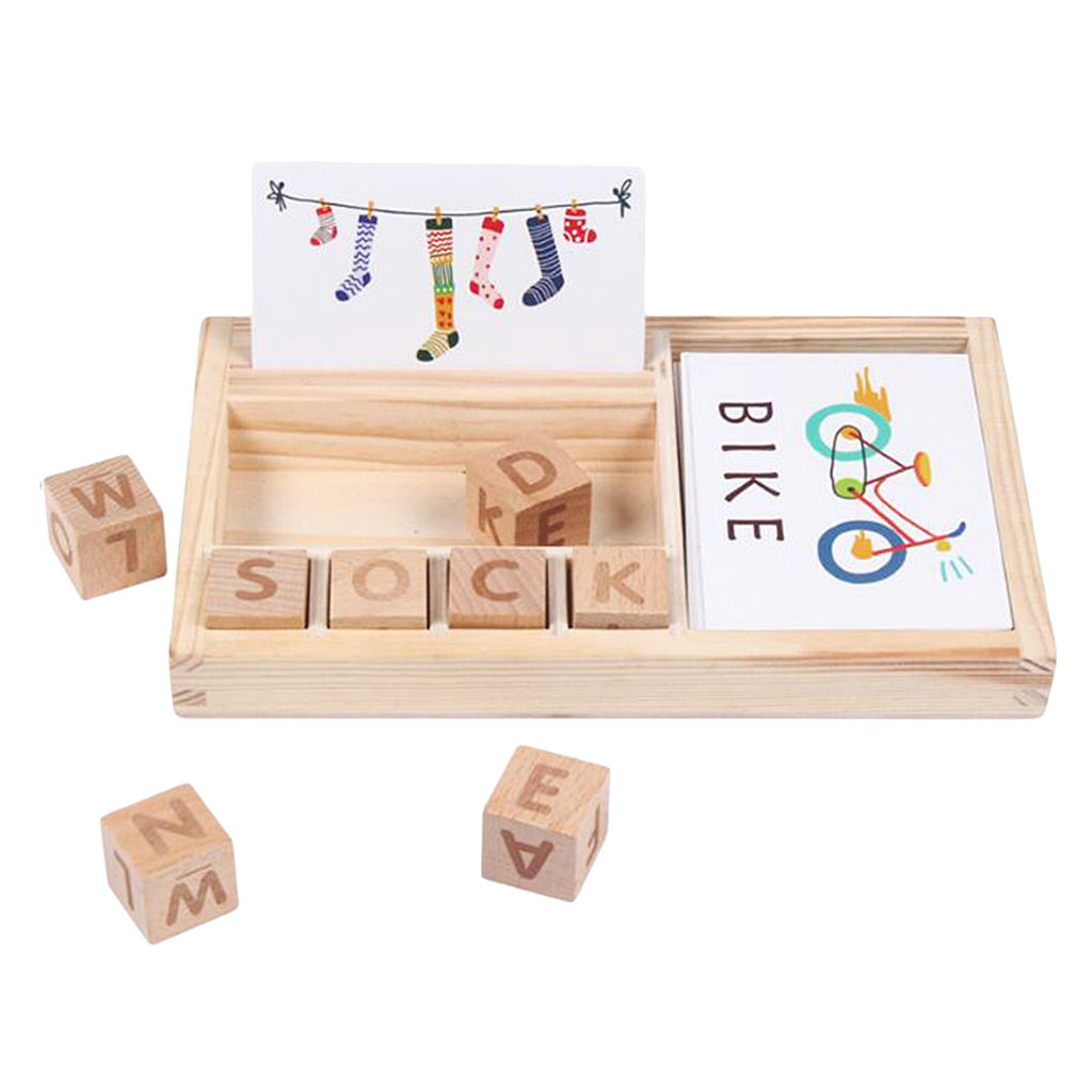 See And Spell Learning Toy Puzzle Educational Games, Matching Preschool Educational Toys