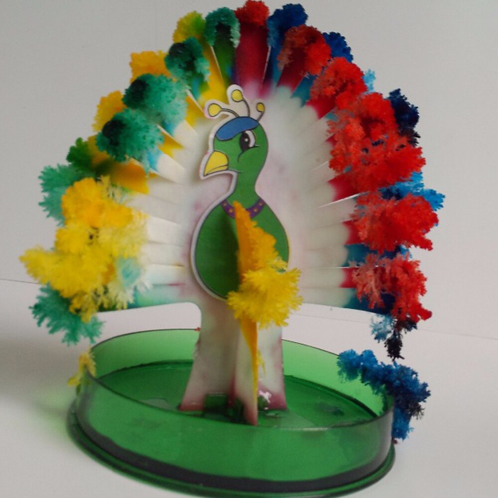 120mm H Multicolor Papier Magic Groeiende Firebird Boom Magisch Groeien Kerst Pauw Bomen Arbol Magico Kinderen Science Toys