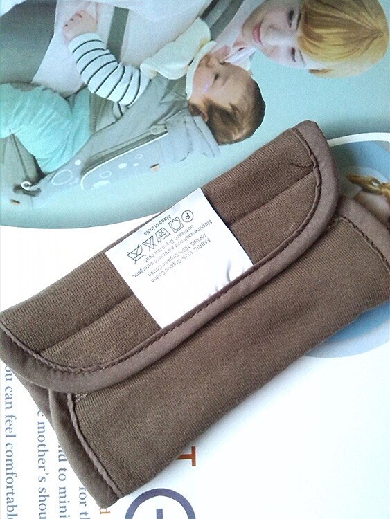 Coussinet de dentition pour bébé, en tissu à boucles 100% coton, ventouse de sécurité, sangles porte-serviettes dédié à la salive, 1 paire: 1