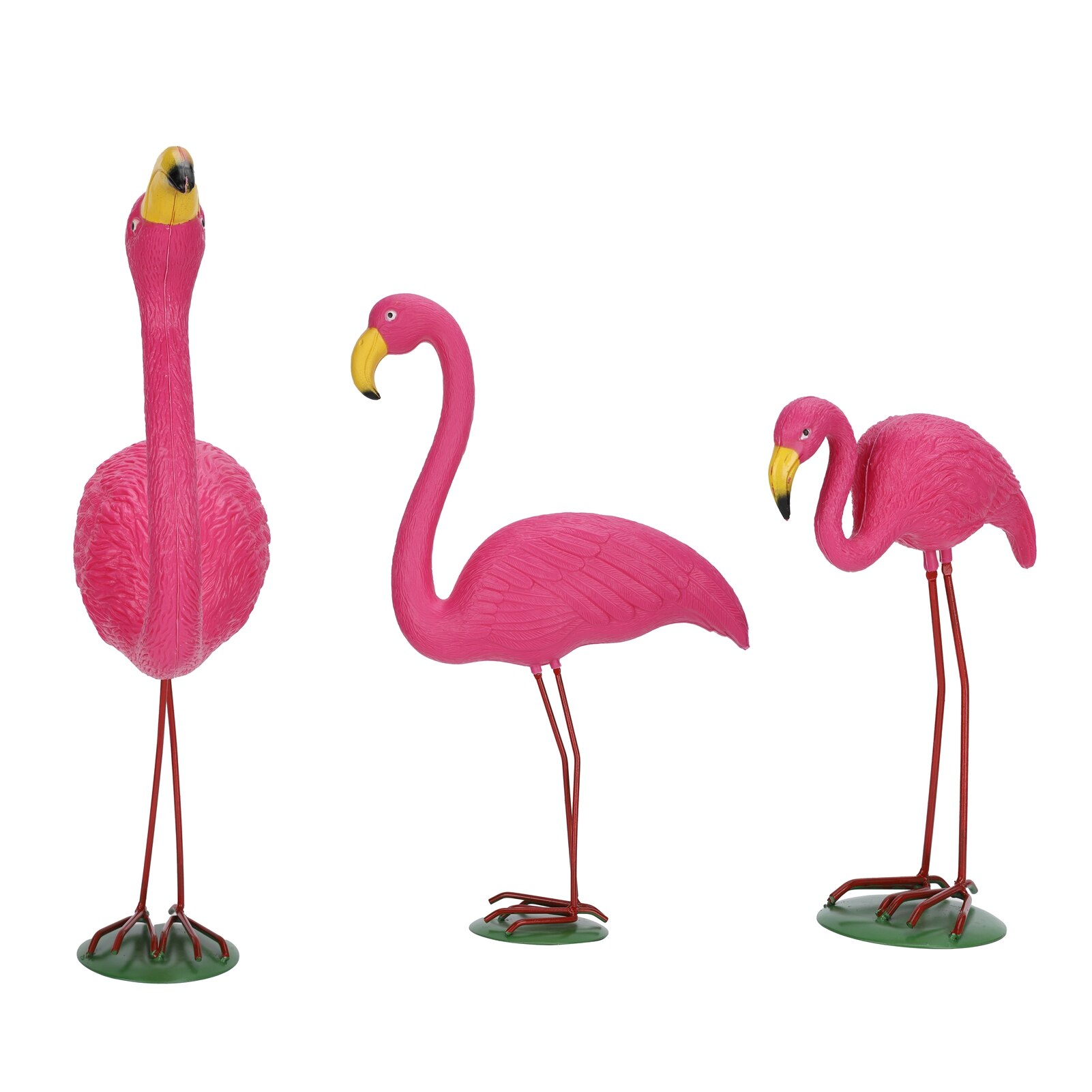 Figuras de pájaros de plástico de alta simulación, decoración de césped, protectores de jardín