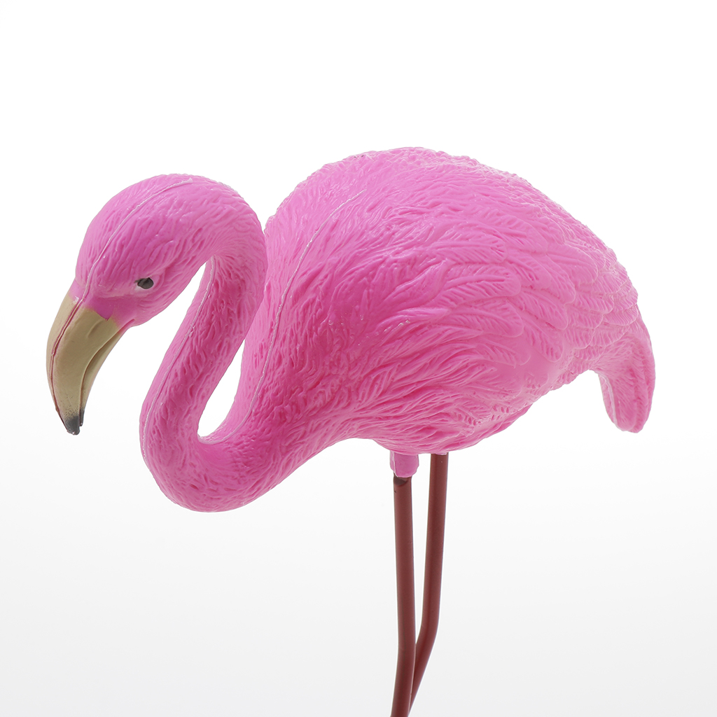 21.5 x 30cm Rose Red Look Up/Down Plastic Flamingo Yard Garden Lawn Decor Flamingo Yard Garden Lawn Ornaments Decor