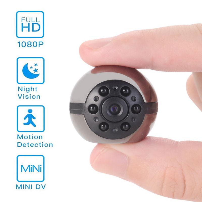 360 Graden 1080P Mini Camera Pocket Beveiliging Nachtzicht Bewegingsdetectie Home Surveillance