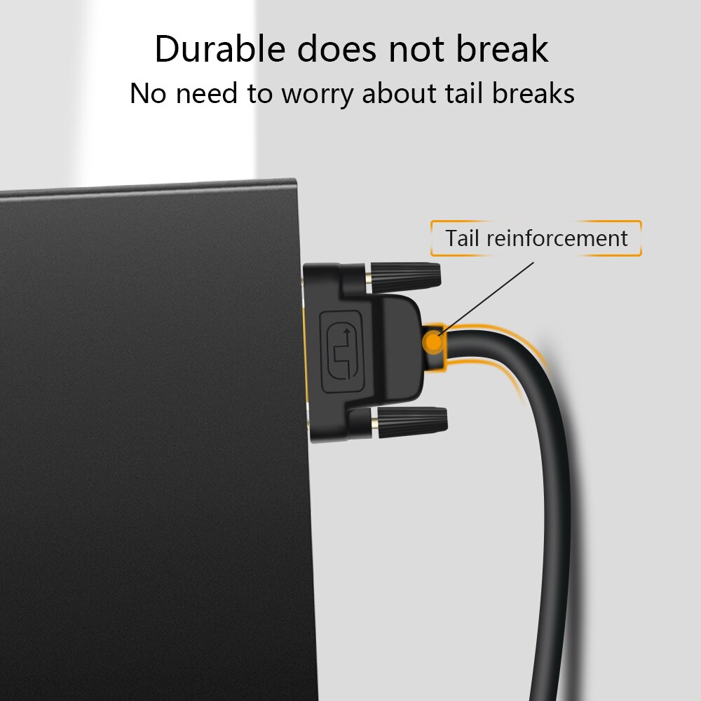 Haute vitesse 1080p DVI vers DVI câble connecteur mâle-mâle DVI-D adaptateur 1M 1.8M 2M 3M plaqué or prise pour DVD TV XBOX projecteur