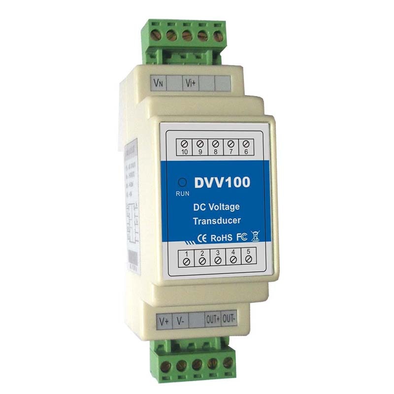 DC Voltage Transducer Output: 0~20mA,4~20mA,0~5V,0~10V DVV100 working for RTU