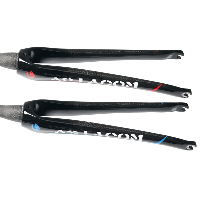 ASIACOM 700 * 23C Weg Fixed Gear fiets 3 K full carbon fiber tapered vork carbon fiets voorvork gebruik voor C rem Gratis