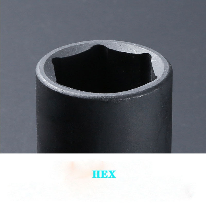 Verktyg slaghylsa set 3/8 " hex pneumatiska elektriska skiftnycklar adapter drivning 6mm-24mm cr-mo metrisk hylsa adapter för slagborr