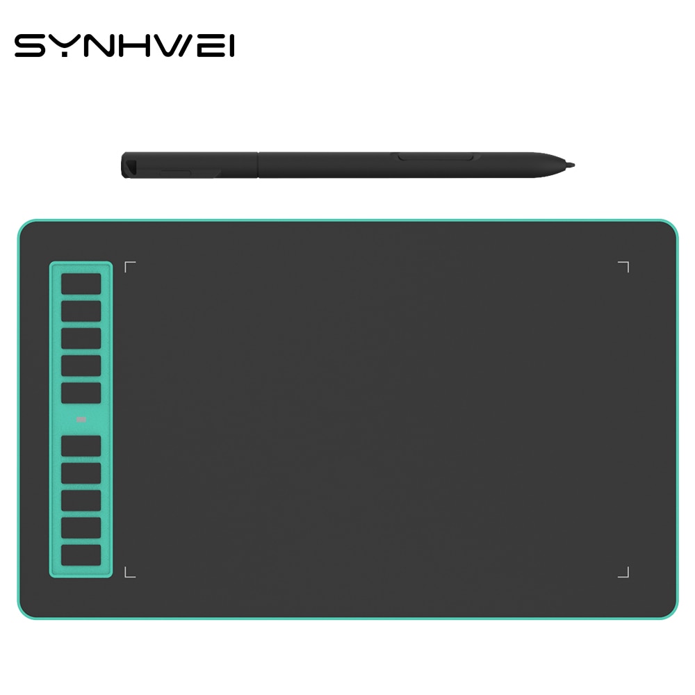 P3 10 "* 6" tavoletta grafica professionale per la scrittura di disegni Osu penna digitale senza batteria a 8192 livelli per PC androide finestre mil