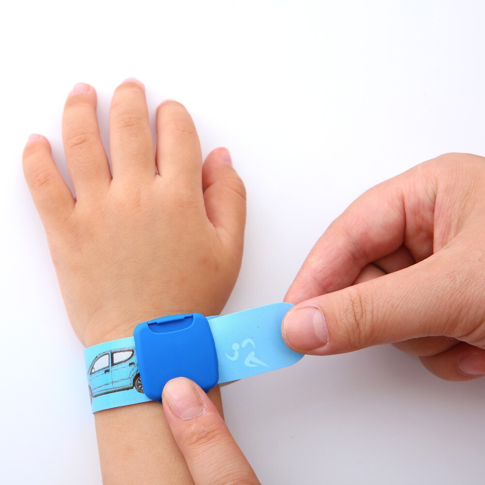 QiQiWu Kids ID Veiligheid Polsband Armband Kind Baby Herbruikbare Verstelbare Armband polsbandjes Waterdicht PU Kid Kinderen Pols Band