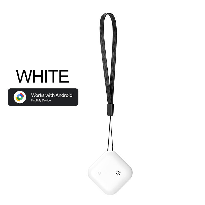 Google Tracker GPS-Finder, Android-Lokalisierer, Anti-Verlust-Gerät, Handy, Mobiltelefon Schlüssel, Haustier-Auto-Geldbörse, genaue Suche, Arbeit mit Google finden mein: Weiß
