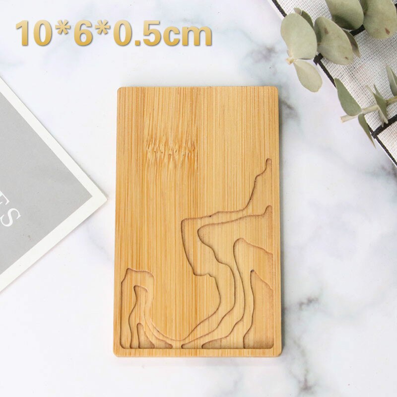 DIY UV Resin Wood Jewelry Molds for Making Resin Mat Decoration Handmade Jewelry Accessories Handcraft: new rectangle