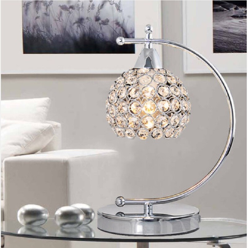 Moderne Decor Crystal tafellamp Bureaulamp Bureaulamp Tafellamp Voor Slaapkamer woonkamer Tafel Decor Trouwens Lamp Armaturen