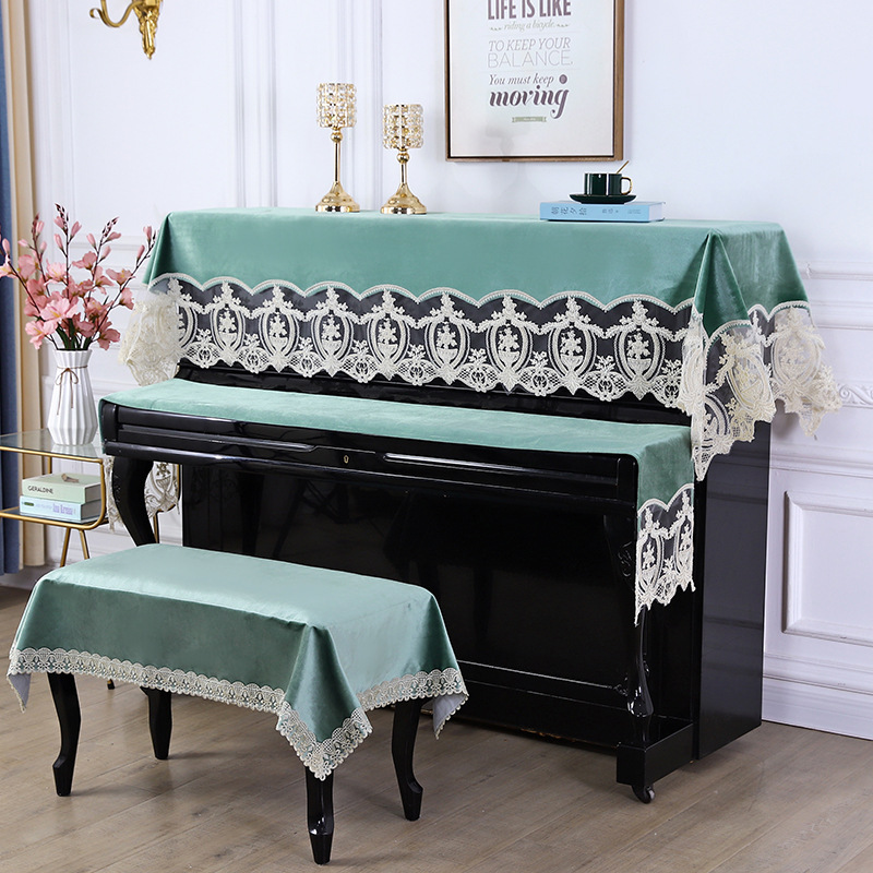 Piano Cover Nordic Dust-proof Half Cover Electronic Piano Cloth Cover Modern Simple Children's Piano Cape Upright Piano Cover