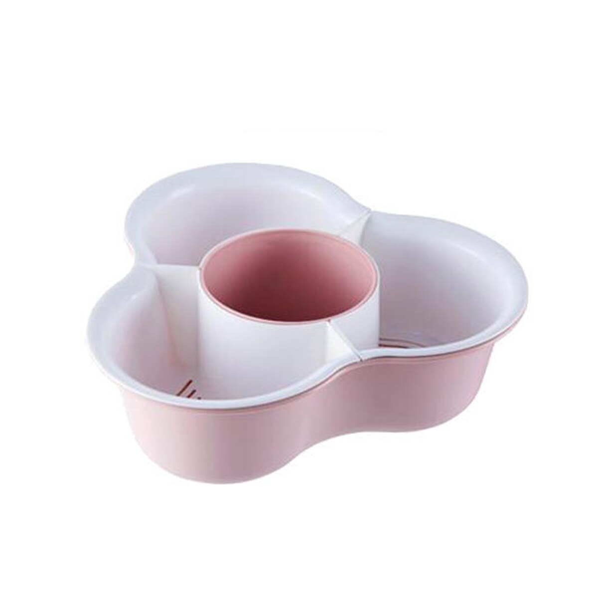 Vegetables Drying Basket Storage Box Camper Kitchen Portable Detachable Tableware Large Capacity Box: Pink
